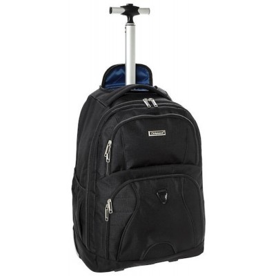 Diplomat TBF200 Σακίδιο Πλάτης τροχήλατο μαύρο