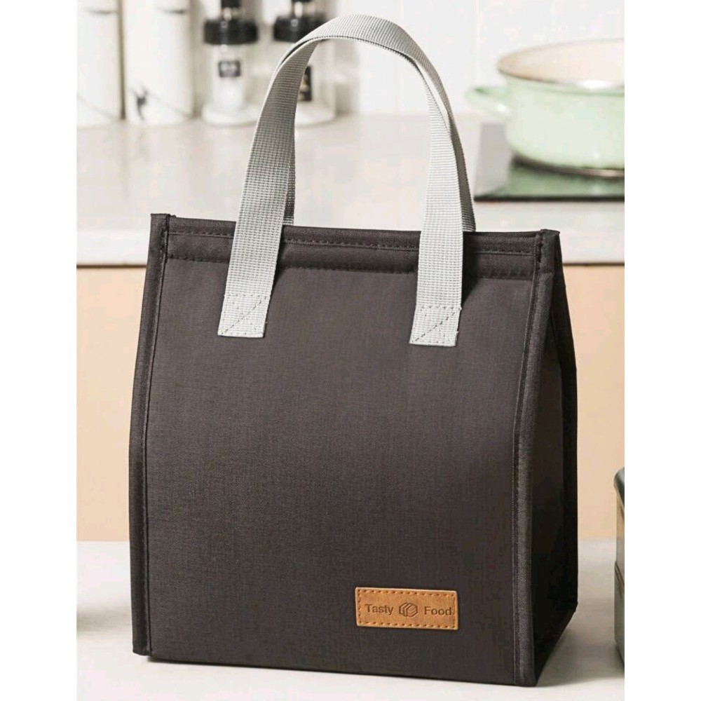 Tasty Food 7013 Ισοθερμικό Τσαντάκι Φαγητού Μαύρο Τσάντες