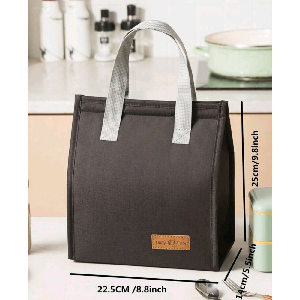 Tasty Food 7013 Ισοθερμικό Τσαντάκι Φαγητού Μαύρο Τσάντες
