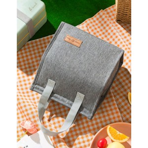 Tasty Food 7013 Ισοθερμικό Τσαντάκι Φαγητού Γκρι Bags