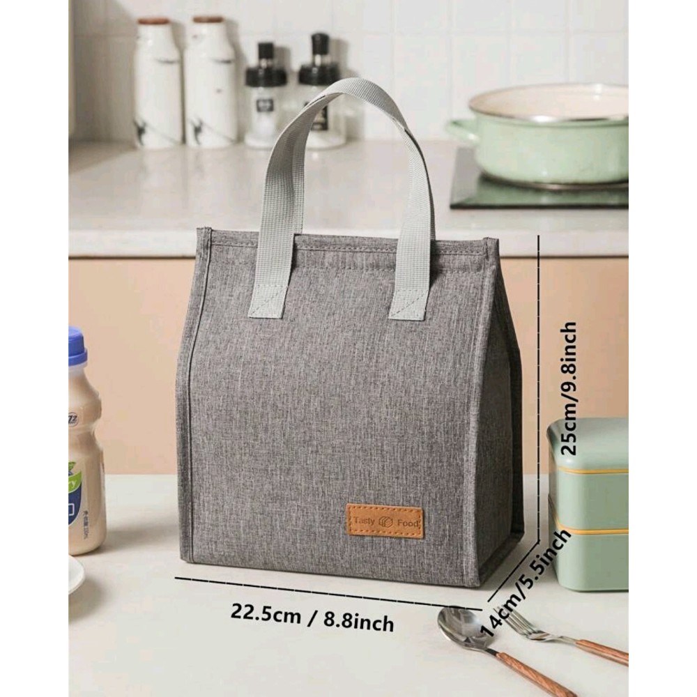 Tasty Food 7013 Ισοθερμικό Τσαντάκι Φαγητού Γκρι Bags