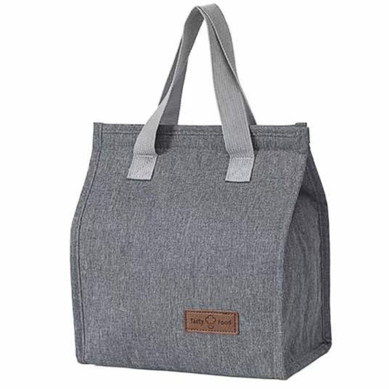 Tasty Food 7013 Ισοθερμικό Τσαντάκι Φαγητού Γκρι Domus accessories