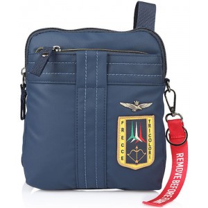 Aeronautica Militare AM-340 Ανδρική Τσάντα Ώμου / Χιαστί Μπλε