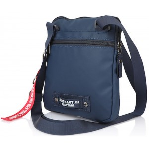 Aeronautica Militare AM-340 Ανδρική Τσάντα Ώμου / Χιαστί Μπλε