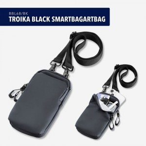 TROIKA BBL68/BK SMARTBAG TARPAULIN Τσαντάκι Μαύρο Τσάντες