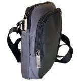 Beverly Hills Polo Club BH-1370 Τσαντάκι ώμου Γκρι με μαύρο 3