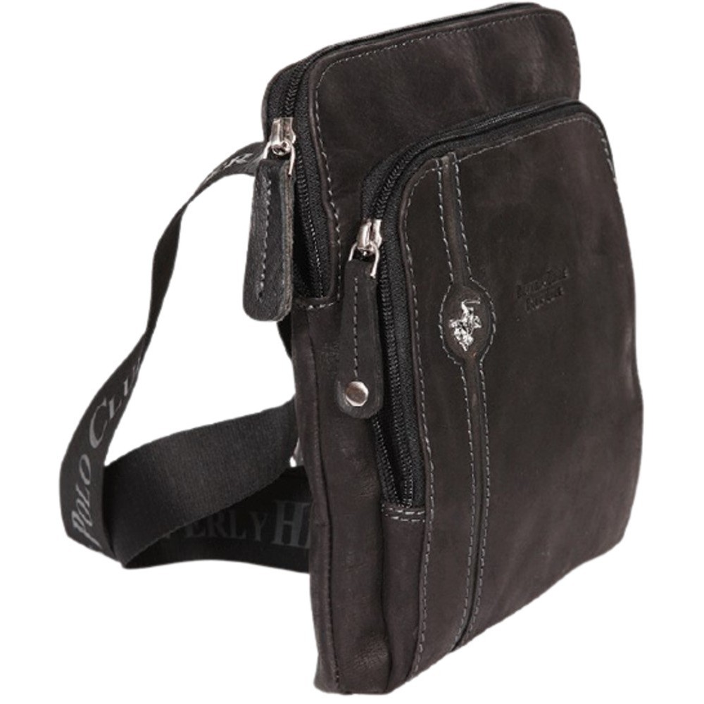 Beverly Hills Polo Club BH-380 Ανδρική Τσάντα Ώμου / Χιαστί Μαύρη Bags