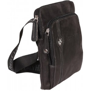 Beverly Hills Polo Club BH-380 Ανδρική Τσάντα Ώμου / Χιαστί Μαύρη Bags