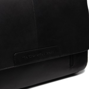 The Chesterfield Brand C48.055200 Richard leather crossbody/shoulder bag black Bags
