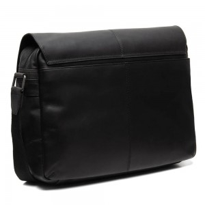 The Chesterfield Brand C48.055200 Richard leather crossbody/shoulder bag black Bags