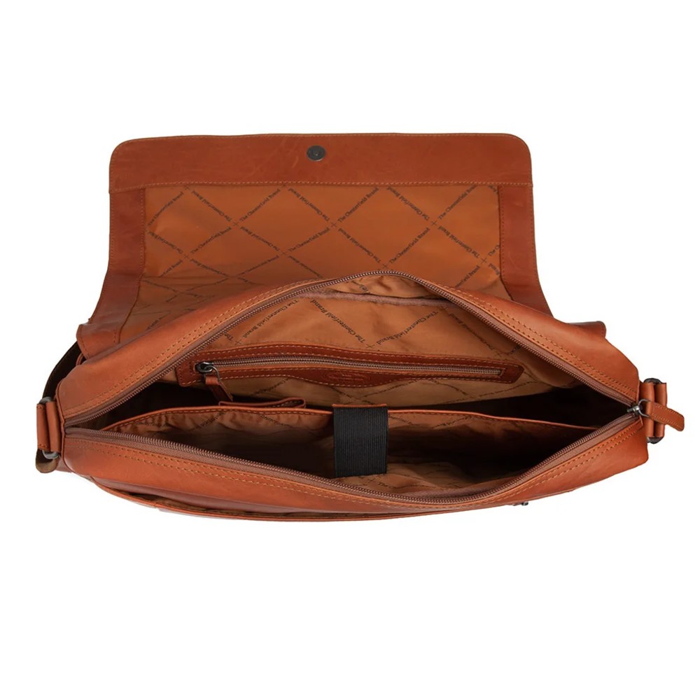 The Chesterfield Brand C48.055231 Richard Leather Crossbody/Shoulder Bag Cognac Bags