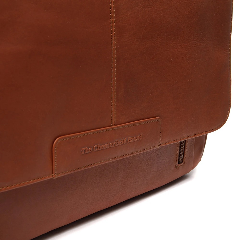 The Chesterfield Brand C48.055231 Richard Leather Crossbody/Shoulder Bag Cognac Bags
