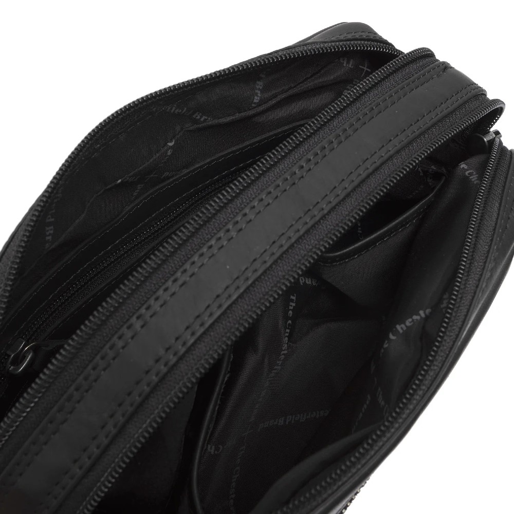 The Chesterfield Brand C48.122200 Leather Hand/Crossbody Bag Black Bags