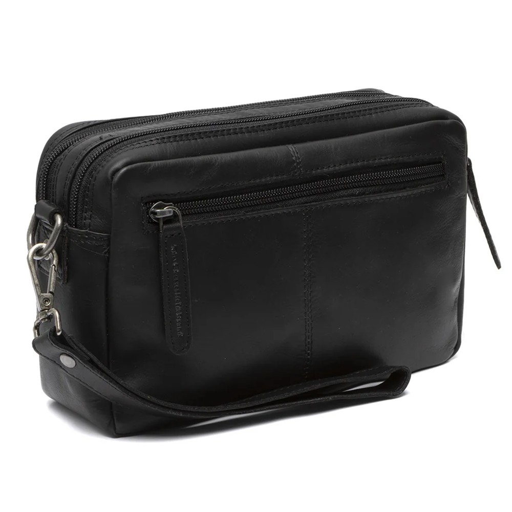 The Chesterfield Brand C48.122200 Leather Hand/Crossbody Bag Black Bags