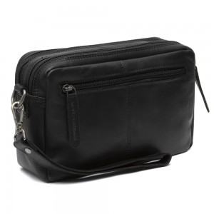 The Chesterfield Brand C48.122200 Leather Hand/Crossbody Bag Black Bags
