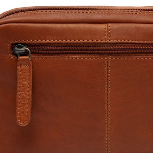 The Chesterfield Brand C48.122231 Leather Hand/Crossbody Bag Cognac Bags