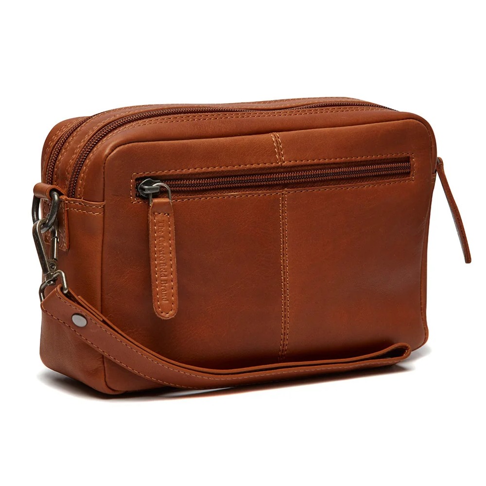 The Chesterfield Brand C48.122231 Leather Hand/Crossbody Bag Cognac Bags