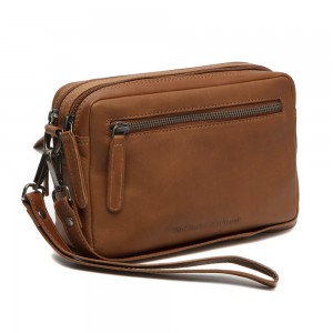 The Chesterfield Brand C48.122231 Leather Hand/Crossbody Bag Cognac Bags