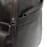 The Chesterfield Brand C48.095501 Δερμάτινο Ανδρικό Τσαντάκι Χιαστί/Ώμου Καφέ 4