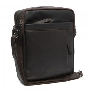 The Chesterfield Brand C48.095501 Leather Men's Crossbody/Shoulder Bag Brown Bags