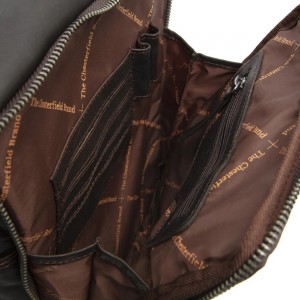 The Chesterfield Brand C48.095501 Leather Men's Crossbody/Shoulder Bag Brown Bags