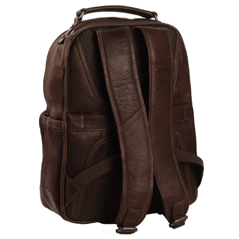 The Chesterfield Brand C58.018401 Austin Επαγγελματική Τσάντα Πλάτης από Δέρμα Καφέ Τσάντες