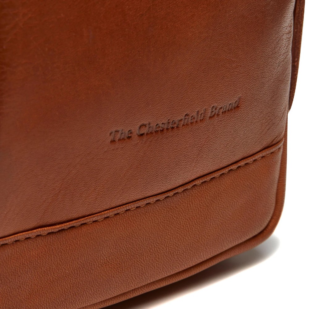 The Chesterfield Brand C58.028431 Riga Leather Chest/Crossbody Bag Cognac Bags