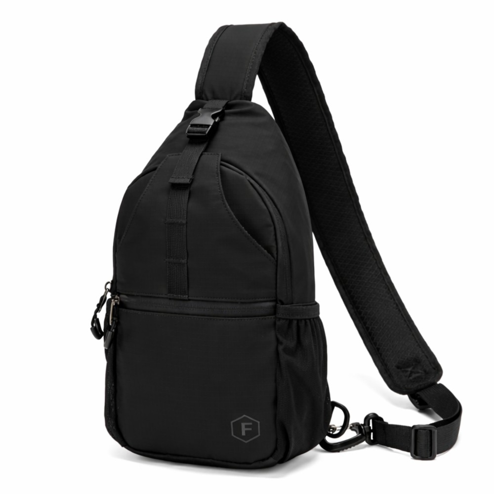Forecast ΤΑ8351 Cross Bodybag/Ανδρική Τσάντα Στήθους Μαύρη Τσάντες