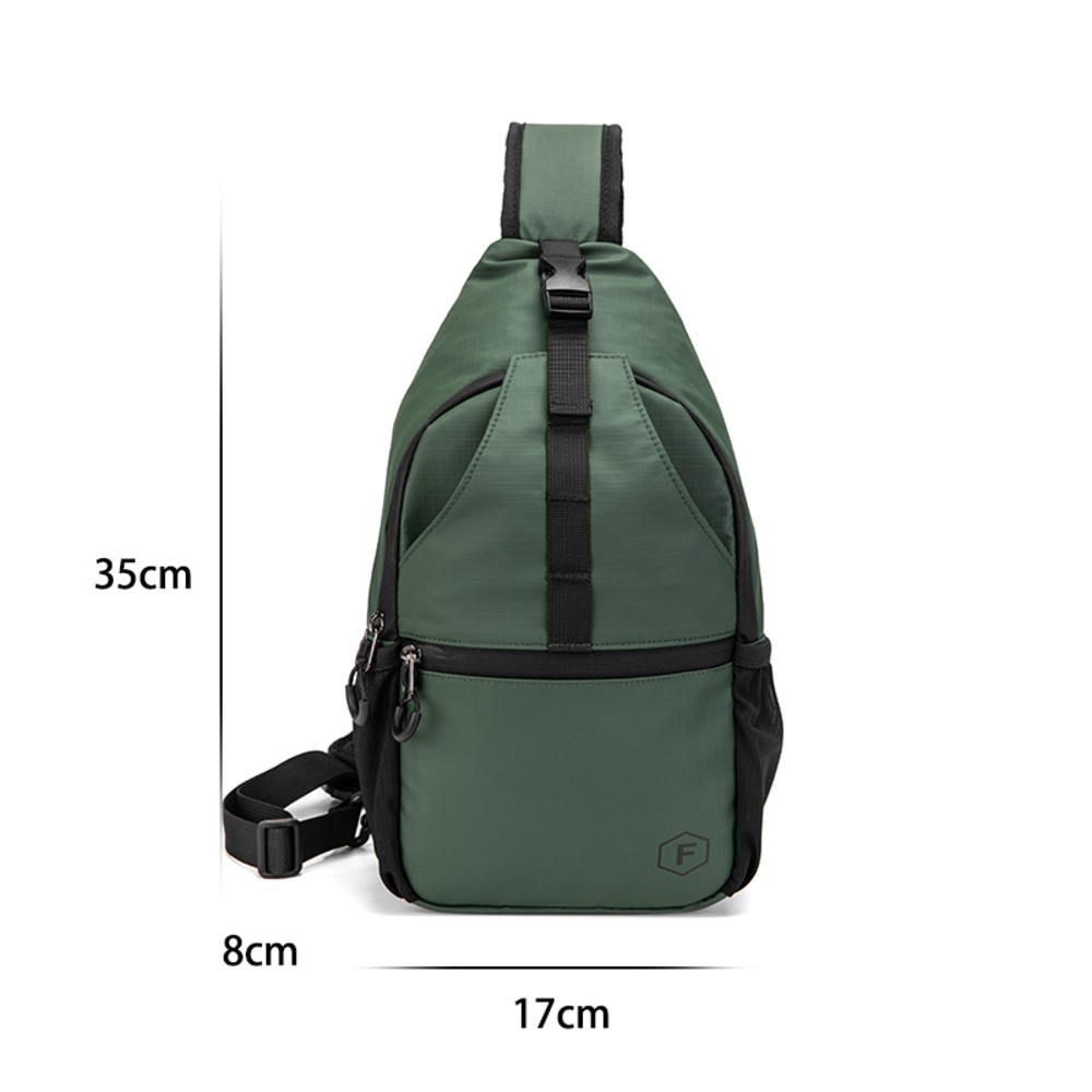 Forecast ΤΑ8351 Cross Bodybag/Ανδρική Τσάντα Στήθους Μαύρη Τσάντες