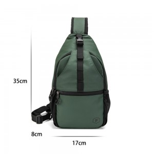 Forecast ΤΑ8351 Cross Bodybag/Ανδρική Τσάντα Στήθους Μαύρη Τσάντες