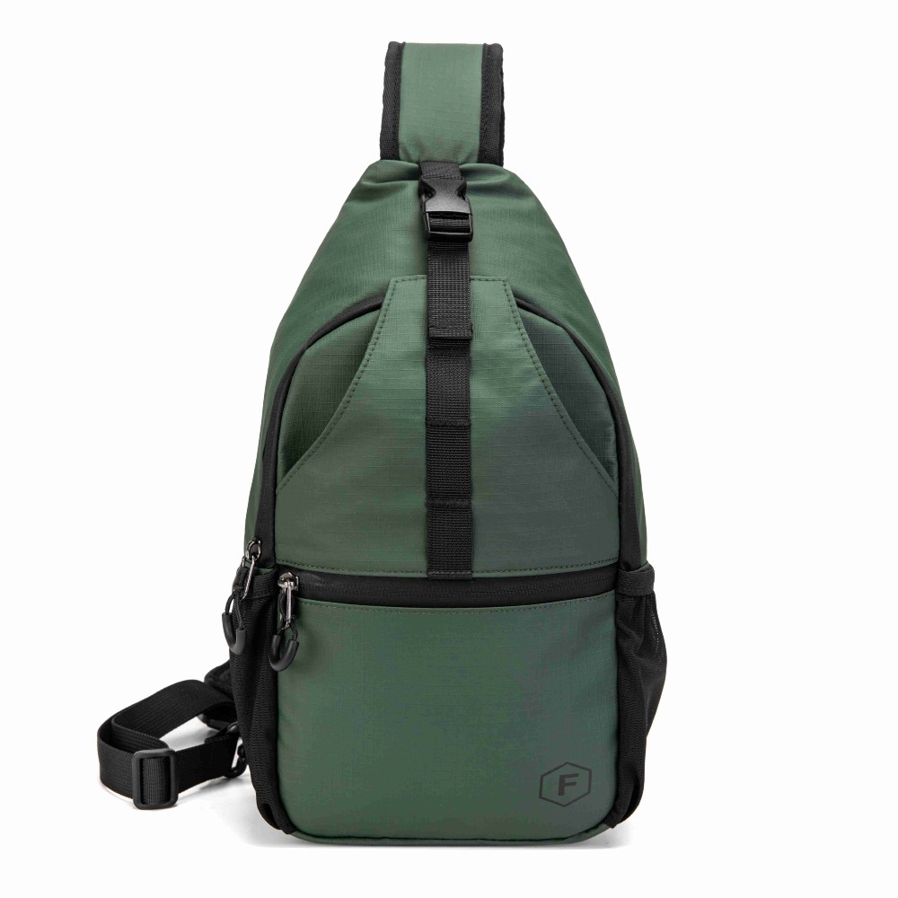 Forecast ΤΑ8351 Cross Bodybag/Ανδρική Τσάντα Στήθους Πράσινη Τσάντες