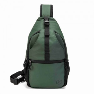 Forecast ΤΑ8351 Cross Bodybag/Ανδρική Τσάντα Στήθους Πράσινη Τσάντες