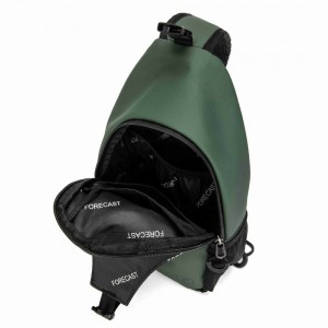 Forecast ΤΑ8351 Cross Bodybag/Ανδρική Τσάντα Στήθους Μαύρη Τσάντες