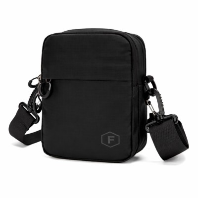 Forecast ΤΑ8356 Ανδρικό Τσαντάκι Ώμου / Χιαστί Μαύρο