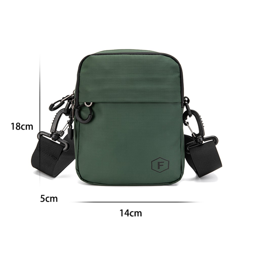 Forecast ΤΑ8356 Ανδρικό Τσαντάκι Ώμου / Χιαστί Μαύρο Τσάντες