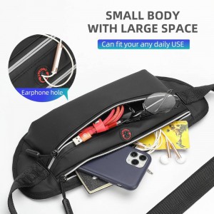 Tigernu T-S8125 Τσαντάκι Μέσης Μαύρο Τσάντες