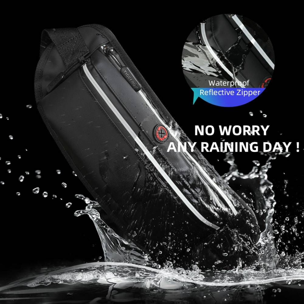 Tigernu T-S8125 Τσαντάκι Μέσης Μαύρο Τσάντες