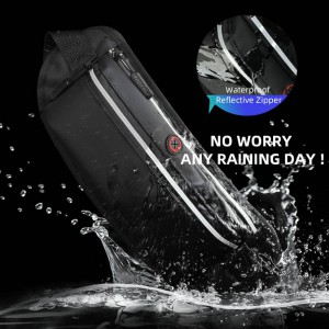 Tigernu T-S8125 Τσαντάκι Μέσης Μαύρο Τσάντες