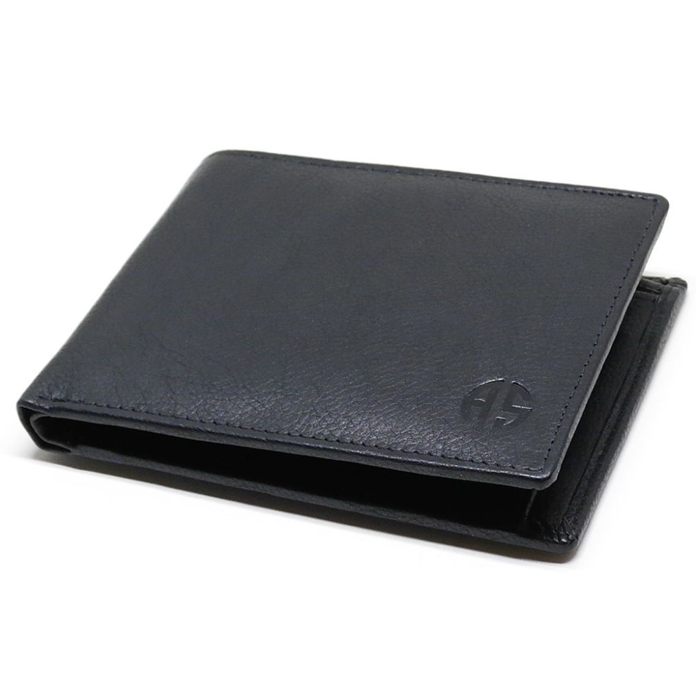 ALPHA STATUS 10103-0 RFID Δερμάτινο Ανδρικό Πορτοφόλι Μαύρο Πορτοφόλια