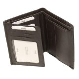 ALPHA STATUS 10104-0 RFID Δερμάτινο Ανδρικό Πορτοφόλι Καφέ 3
