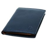 ALPHA STATUS 10104D RFID Δερμάτινο Ανδρικό Πορτοφόλι Μπλε 4