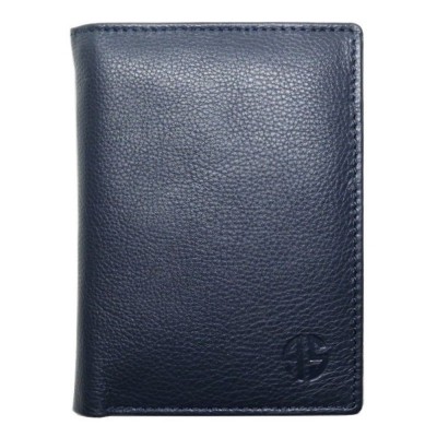 ALPHA STATUS 10104D RFID Δερμάτινο Ανδρικό Πορτοφόλι Μπλε