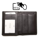 ALPHA STATUS 10104D RFID Δερμάτινο Ανδρικό Πορτοφόλι Ταμπά 3