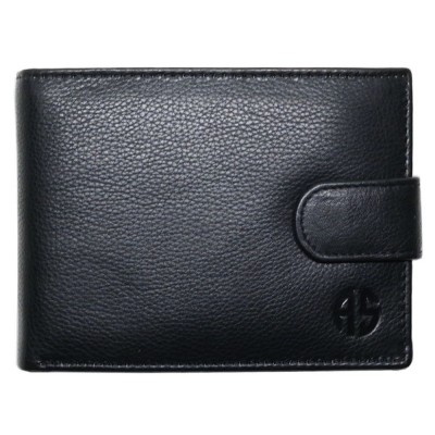 ALPHA STATUS 10106-0 RFID Δερμάτινο Ανδρικό Πορτοφόλι Μαύρο