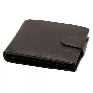 ALPHA STATUS 10106-0 RFID Δερμάτινο Ανδρικό Πορτοφόλι Καφέ Πορτοφόλια