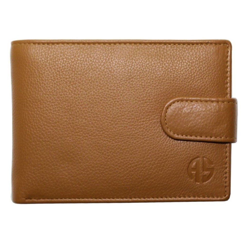 ALPHA STATUS 10106-0 RFID Δερμάτινο Ανδρικό Πορτοφόλι Ταμπά Πορτοφόλια