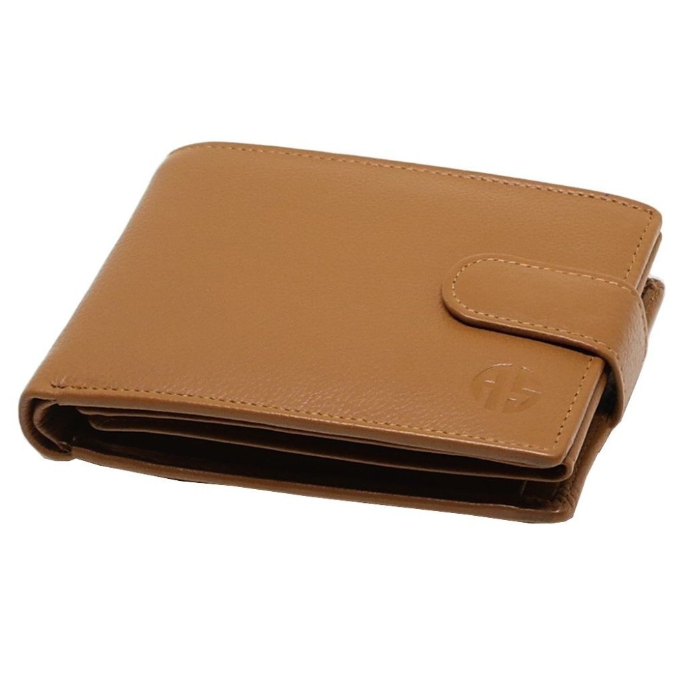 ALPHA STATUS 10106-0 RFID Δερμάτινο Ανδρικό Πορτοφόλι Ταμπά Πορτοφόλια