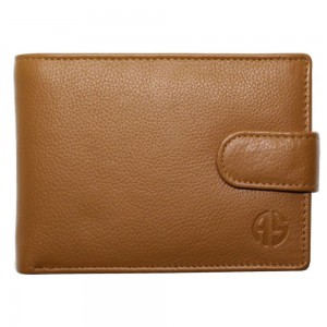 ALPHA STATUS 10106-0 RFID Δερμάτινο Ανδρικό Πορτοφόλι Ταμπά Πορτοφόλια