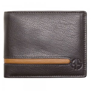 ALPHA STATUS 10110-0 RFID Δερμάτινο Ανδρικό Πορτοφόλι Καφέ Wallets