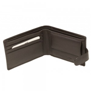 ALPHA STATUS 10113-0 RFID Δερμάτινο Ανδρικό Πορτοφόλι Καφέ